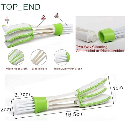 Microfiber Double Sided Cleaning Brush